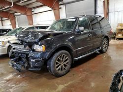 Salvage cars for sale at Lansing, MI auction: 2015 Ford Expedition XLT