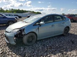 Salvage cars for sale at Windham, ME auction: 2014 Toyota Prius