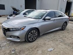 Salvage cars for sale at New Braunfels, TX auction: 2020 Honda Accord Hybrid EXL