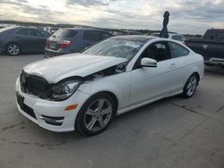 Vehiculos salvage en venta de Copart Grand Prairie, TX: 2014 Mercedes-Benz C 250