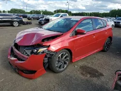 Salvage cars for sale at East Granby, CT auction: 2016 Scion IM