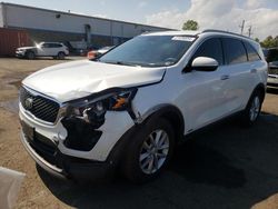 Salvage cars for sale at New Britain, CT auction: 2017 KIA Sorento LX