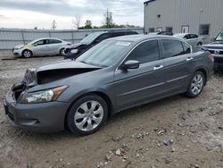 Salvage cars for sale at Appleton, WI auction: 2009 Honda Accord EXL