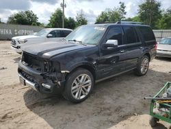Salvage cars for sale at Midway, FL auction: 2015 Ford Expedition Platinum