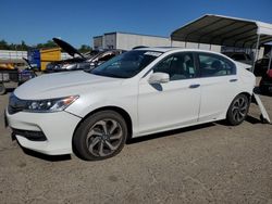 Salvage cars for sale at Fresno, CA auction: 2016 Honda Accord EX