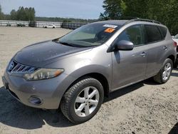 Salvage cars for sale at Arlington, WA auction: 2009 Nissan Murano S