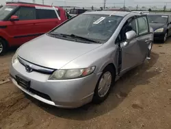 Salvage cars for sale at Elgin, IL auction: 2008 Honda Civic Hybrid