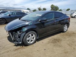 Salvage cars for sale from Copart San Diego, CA: 2014 Hyundai Elantra SE