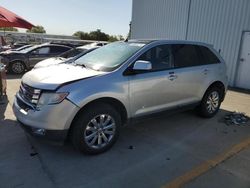 Salvage cars for sale at Sacramento, CA auction: 2010 Ford Edge SEL