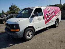 Chevrolet Express salvage cars for sale: 2007 Chevrolet Express G1500