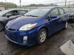 Salvage cars for sale at New Britain, CT auction: 2011 Toyota Prius