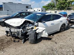 Salvage cars for sale from Copart Opa Locka, FL: 2018 Nissan Maxima 3.5S