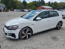 Salvage cars for sale at Mendon, MA auction: 2019 Volkswagen GTI S