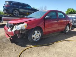 Salvage cars for sale from Copart Ontario Auction, ON: 2005 Toyota Corolla CE