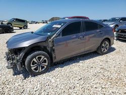 Salvage cars for sale at Temple, TX auction: 2016 Honda Civic LX