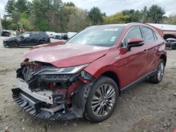 Salvage cars for sale at Mendon, MA auction: 2021 Toyota Venza LE