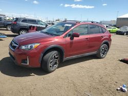 Salvage cars for sale from Copart Brighton, CO: 2016 Subaru Crosstrek Premium