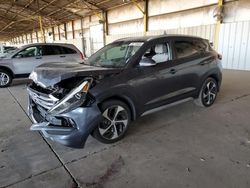 Salvage cars for sale from Copart Phoenix, AZ: 2017 Hyundai Tucson Limited