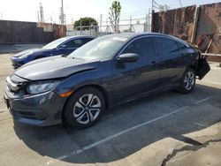 Salvage cars for sale from Copart Wilmington, CA: 2018 Honda Civic LX