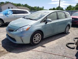 Salvage cars for sale at York Haven, PA auction: 2013 Toyota Prius V