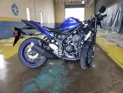 Salvage motorcycles for sale at Indianapolis, IN auction: 2024 Yamaha YZFR3 A