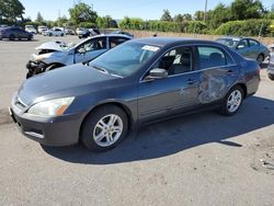 Salvage cars for sale at San Martin, CA auction: 2007 Honda Accord EX