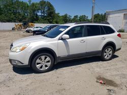 Salvage cars for sale at Seaford, DE auction: 2010 Subaru Outback 2.5I Limited