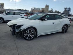 Salvage cars for sale at New Orleans, LA auction: 2017 Nissan Maxima 3.5S