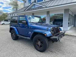 Salvage cars for sale at North Billerica, MA auction: 2009 Jeep Wrangler Sahara