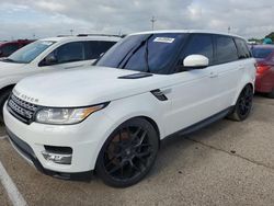 Salvage cars for sale from Copart Moraine, OH: 2016 Land Rover Range Rover Sport HSE