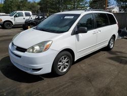 Salvage cars for sale from Copart Denver, CO: 2004 Toyota Sienna CE