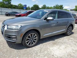 Salvage cars for sale from Copart Walton, KY: 2017 Audi Q7 Prestige