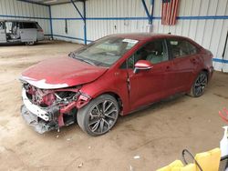 Salvage cars for sale at Colorado Springs, CO auction: 2022 Toyota Corolla XSE