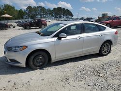 Salvage cars for sale at Loganville, GA auction: 2017 Ford Fusion SE
