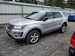 Salvage cars for sale at Albany, NY auction: 2017 Ford Explorer XLT