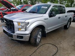 Salvage cars for sale from Copart Bridgeton, MO: 2015 Ford F150 Supercrew