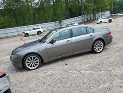 Salvage cars for sale from Copart Knightdale, NC: 2007 BMW 750
