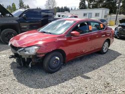 Salvage cars for sale at Graham, WA auction: 2019 Nissan Sentra S