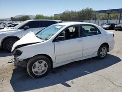 Salvage cars for sale from Copart Las Vegas, NV: 2006 Toyota Corolla CE