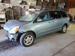 Salvage cars for sale from Copart Albany, NY: 2005 Toyota Sienna XLE