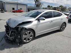 Salvage cars for sale at Tulsa, OK auction: 2017 Hyundai Elantra SE