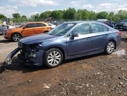 Salvage cars for sale at Chalfont, PA auction: 2016 Subaru Legacy 2.5I Premium