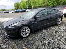 Salvage cars for sale from Copart Waldorf, MD: 2022 Tesla Model 3