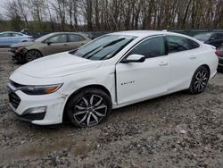 Salvage cars for sale at Candia, NH auction: 2021 Chevrolet Malibu RS