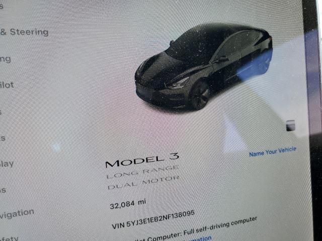 2022 Tesla Model 3