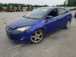 Salvage cars for sale at Dunn, NC auction: 2014 Ford Focus Titanium