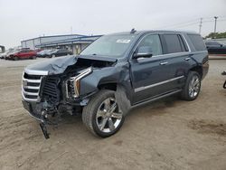 Salvage cars for sale at San Diego, CA auction: 2019 Cadillac Escalade Premium Luxury