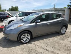 Salvage cars for sale at Arlington, WA auction: 2017 Nissan Leaf S