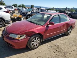 Salvage cars for sale at San Martin, CA auction: 2002 Honda Accord EX
