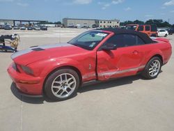 Salvage cars for sale at Wilmer, TX auction: 2008 Ford Mustang Shelby GT500